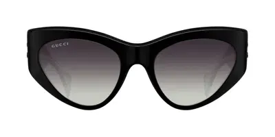 Gucci Eyewear Cat In Black