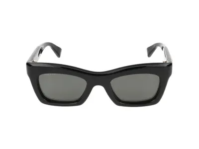 Gucci Eyewear Cat Eye Frame Sunglasses In Black