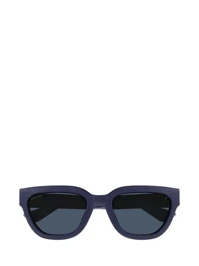 Gucci Eyewear Cat In Purple