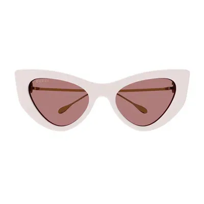 Gucci Eyewear Cat In White