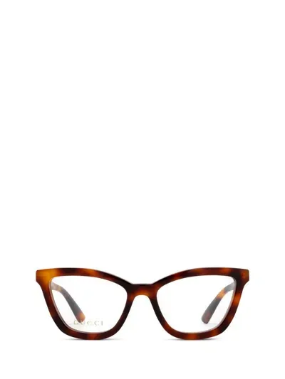 Gucci Eyewear Eyeglasses In Brown