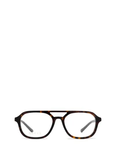 Gucci Eyewear Eyeglasses In Brown