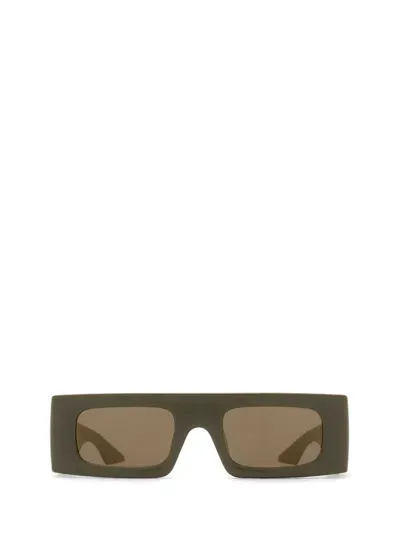 Gucci Eyewear Rectangular Frame Sunglasses In Green