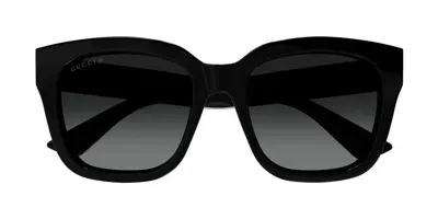 Gucci Eyewear Square Frame Sunglasses In Black