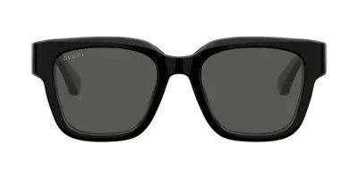 Gucci Eyewear Square Frame Sunglasses In Black