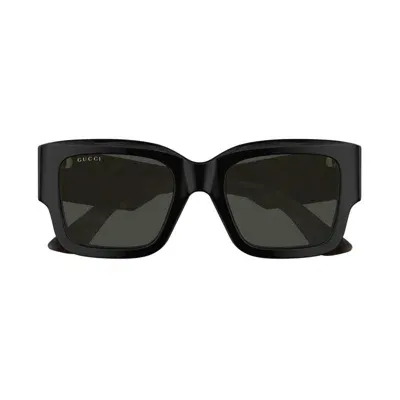 Gucci Eyewear Square Frame Sunglasses In Black