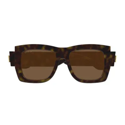 Gucci Eyewear Square Frame Sunglasses In Multi