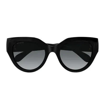 Gucci Eyewear Cat Eye Frame Sunglasses In Black