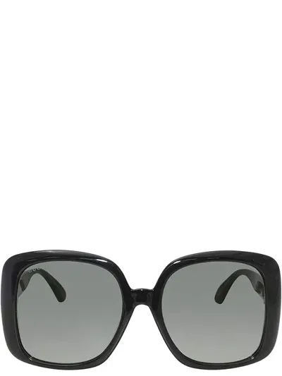 Gucci Eyewear Square Frame Sunglasses In Black