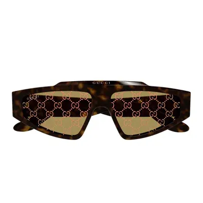 Gucci Eyewear Sunglasses In Brown