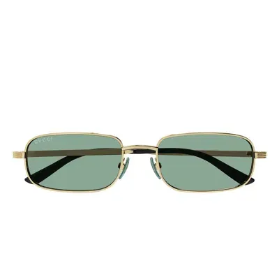 Gucci Eyewear Sunglasses In Gold