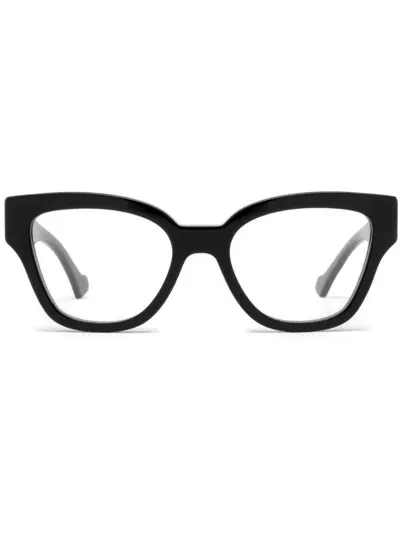 Gucci Geometric-frame Glasses In Black