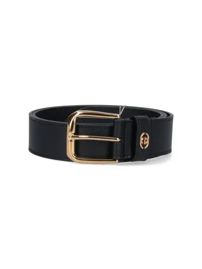 Gucci 'gg' Belt In Black  