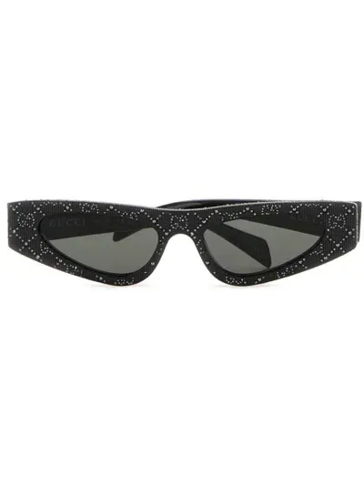 Gucci Gg Cat-eye Sunglasses In Black