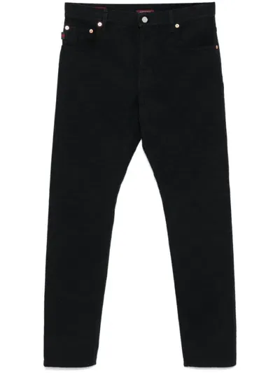 Gucci Gg Jacquard Jeans In Black