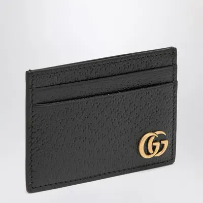 Gucci Gg Marmont Black Leather Money Clip