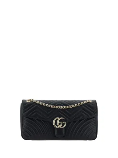 Gucci Gg Marmont Shoulder Bag In Black