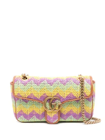 Gucci Gg Marmont Small Shoulder Bag In Multicolor