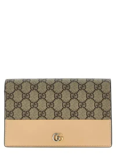 Gucci Gg Marmont Wallet In Pink