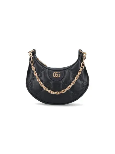 Gucci "gg Matelassé" Mini Bag In Black  