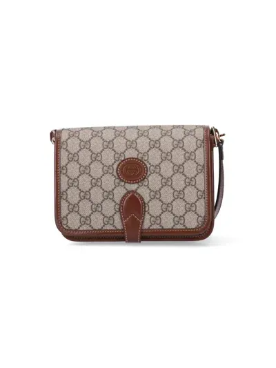 Gucci 'gg' Mini Bag In Beige