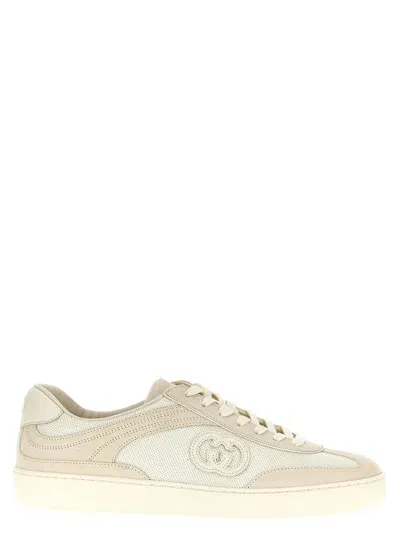 Gucci Gg Sneakers In White