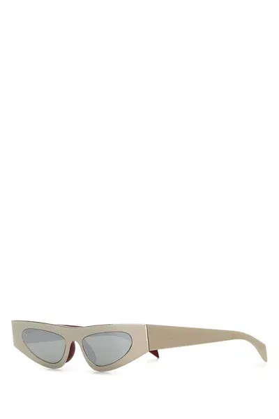 Gucci Gg1916s Woman Sungl  Metallo-tu Nd  Female In Gray