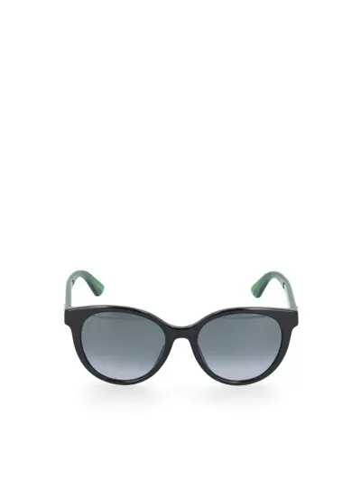 Gucci Glasses In Black/green/grey