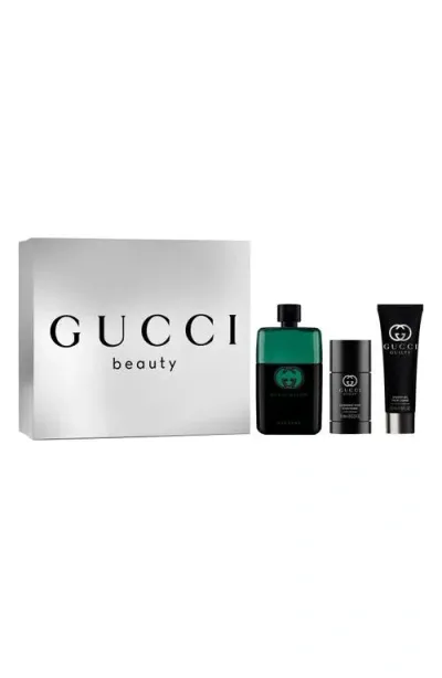 Gucci Guilty Essence Eau De Toilette 3-piece Gift Set $165 Value In No Color