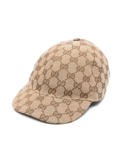 Gucci Hat Base J In Brown