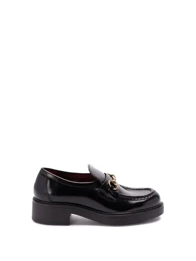 Gucci `horsebit` Loafers In Black  