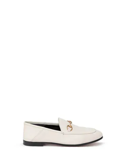 Gucci `horsebit` Loafers In White