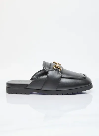 Gucci Horsebit Mules In Black