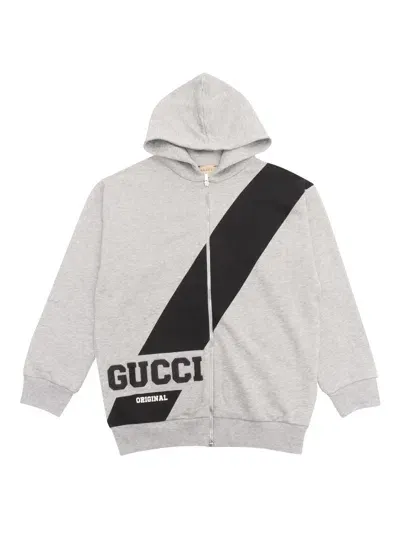 Gucci J L/s Jacket In Gray