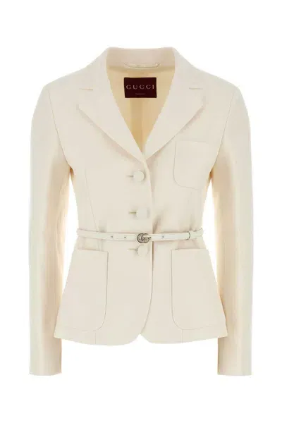 Gucci Jackets And Vests In White