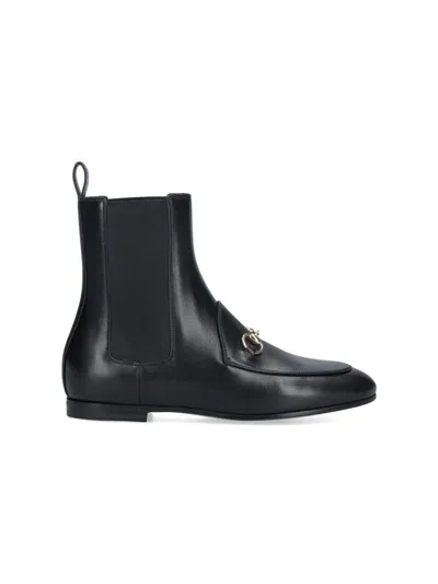 Gucci 'jordaan' Ankle Boots In Black  