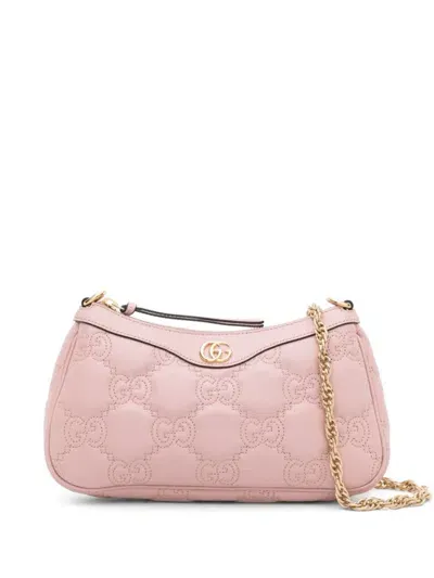 Gucci Light Pink Gg Matelass Shoulder Bag