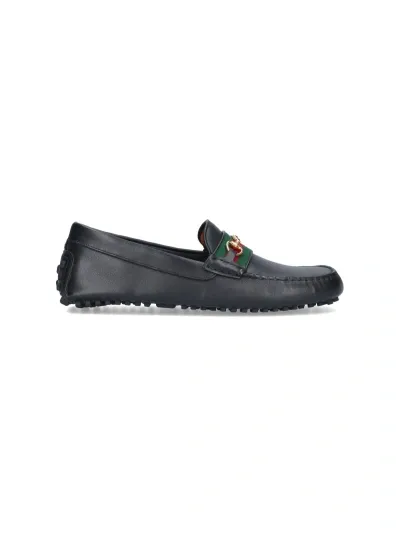 Gucci Loafers "driver" In Black