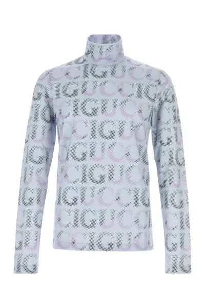 Gucci Printed Polyester T-shirt In Multicolor