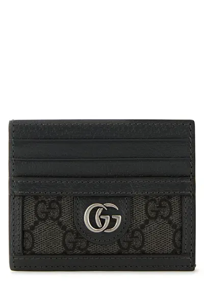 Gucci M. Card Case  (907)-tu Nd  Male In Black