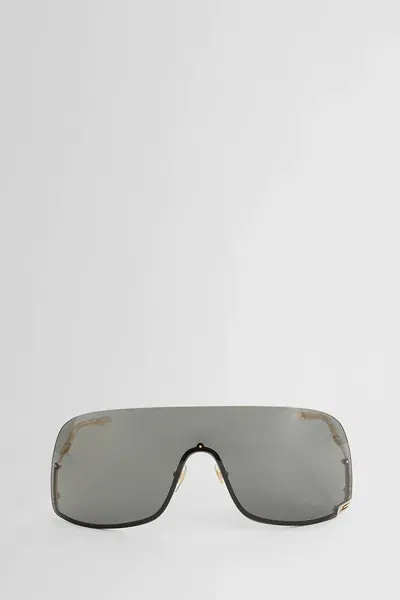 Gucci Man Gold Eyewear In Gray