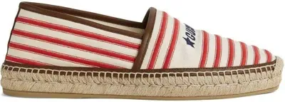 Gucci Striped Star Espadrilles In Gregiobrow