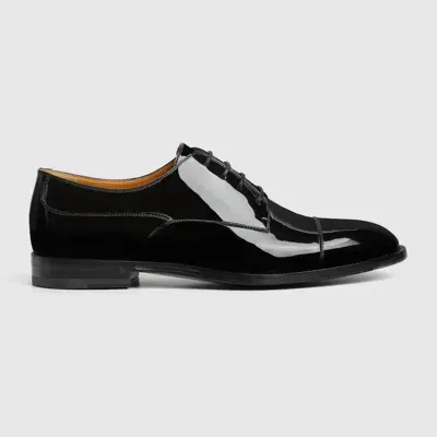 Gucci Lace-up Oxford Shoes In Black