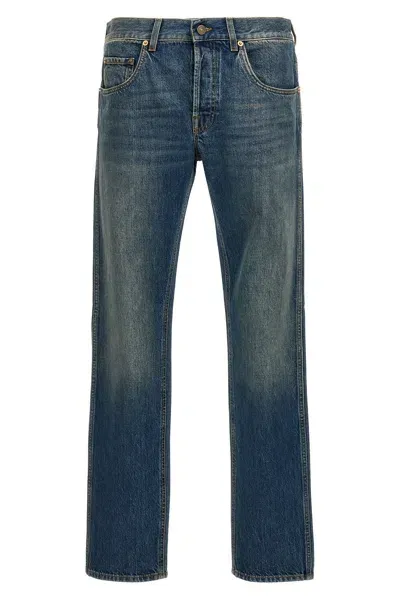 Gucci New Tapered Jeans In Blue