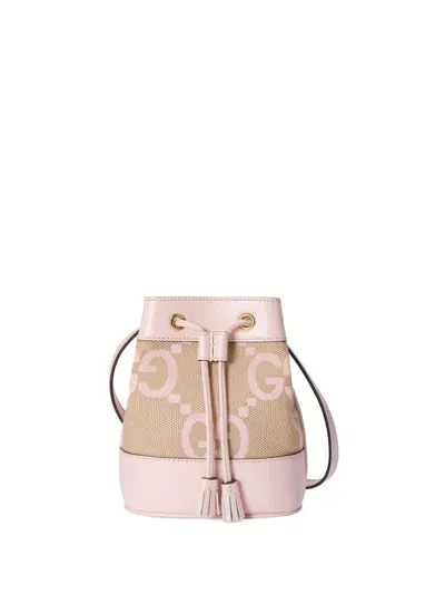 Gucci Mini Ophidia Bucket Bag In Pink