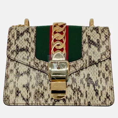 Pre-owned Gucci Mini Sylvie In Multicolor