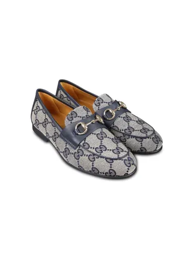 Gucci Original Gg Canvas Loafers In Blue