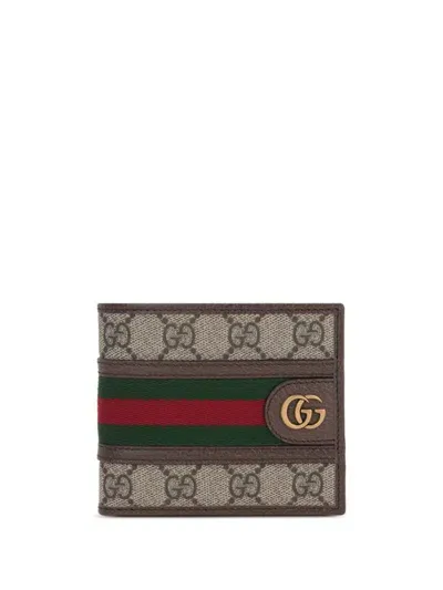 Gucci Monogrammed Bifold Wallet In Multi