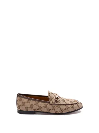 Gucci `new Jordaan` Loafers In Brown