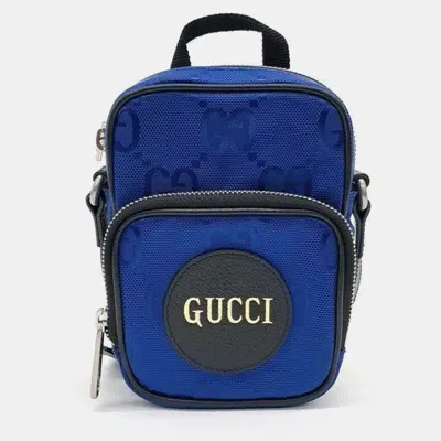 Pre-owned Gucci Off The Grid Mini Crossbody Bag In Blue